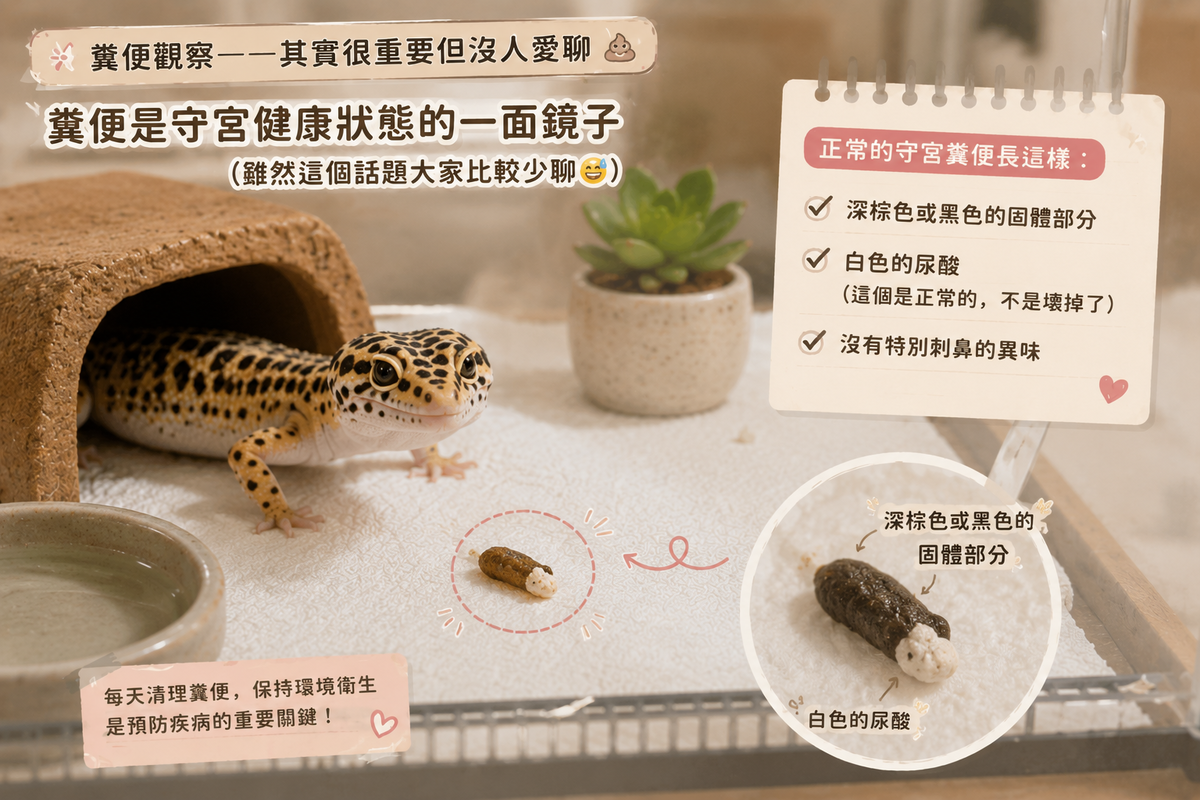 豹紋守宮飼養心得分享7 — 守宮生病了嗎?新手必學的健康觀察與異狀判斷指南 - 第5張圖 豹紋守宮飼養心得分享7 — 守宮生病了嗎?新手必學的健康觀察與異狀判斷指南